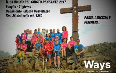 Grande entusiasmo sul Cammino del Cristo pensante Pietralba – Monte Castellazzo 2017