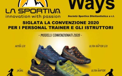 RINNOVATA PER IL 2020 LA CONVENZIONE LA SPORTIVA E WAYS