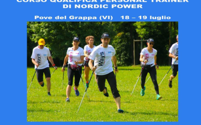 CORSO PERSONAL TRAINER NORDIC POWER – POVE DEL GRAPPA (VI) 18 – 19 luglio 2020