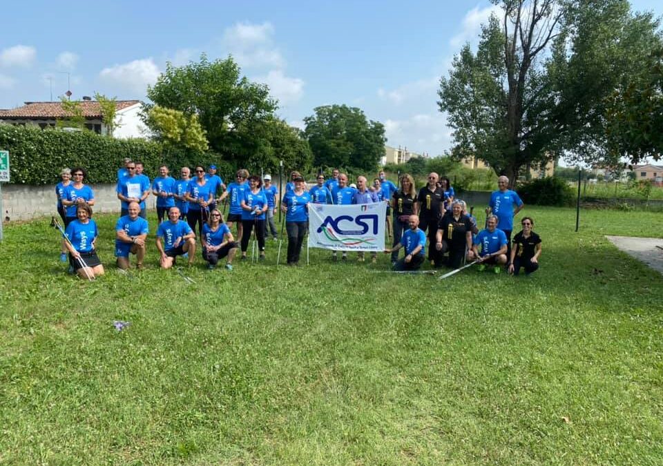 Concluso con successo il corso istruttori nordic walking ACSI a Spinea (VE)