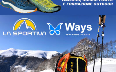 SIGLATA LA CONVENZIONE 2021 LA SPORTIVA – WAYS PER I TECNICI DI NORDIC WALKING, NORDIC POWER E FORMAZIONE OUTDOOR