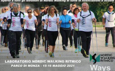 LABORATORIO RITMICO per ISTRUTTORI DI NORDIC WALKING PARCO DI MONZA – 15-16 MAGGIO 2021