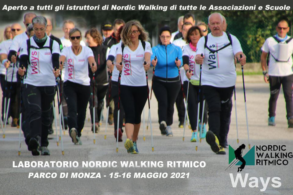 LABORATORIO RITMICO per ISTRUTTORI DI NORDIC WALKING PARCO DI MONZA – 15-16 MAGGIO 2021