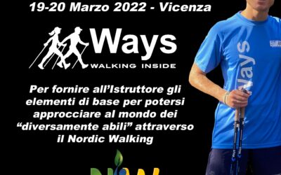 LABORATORIO NORDIC WALKING E DISABILITA’ – Il Metodo Turchi® 19-20 Marzo 2022 – Vicenza