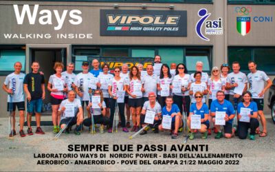 CONCLUSO IL LABORATORIO WAYS DI  NORDIC POWER – BASI DELL’ALLENAMENTO AEROBICO – ANAEROBICO