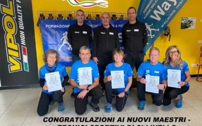 CONGRATULAZIONI AI NUOVI MAESTRI – TECNICI SPORTIVI NAZIONALI DI 2° LIVELLO DI NORDIC WALKING