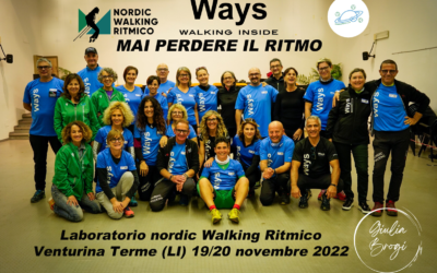 CONCLUSO CON SODDISFAZIONE IL LABORATORIO DI NORDIC WALKING RITMICO WAYS A VENTURINA TERME (LI)