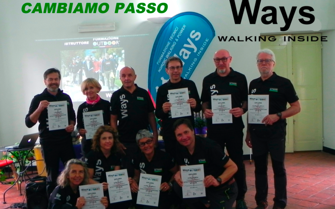 CONCLUSO CON SUCCESSO IL CORSO DI FORMAZIONE OUTDOOR A GENOVA CON LA FILOSOFIA DEL “CAMBIAMO PASSO”