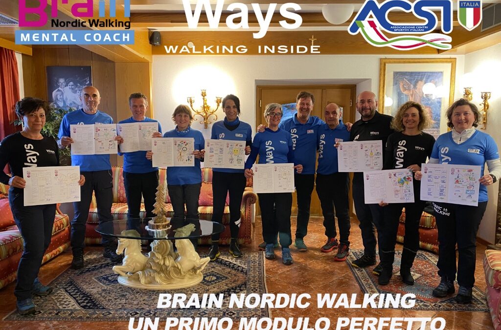 UN PRIMO MODULO PERFETTO PER IL BRAIN NORDIC WALKING A BELLAMONTE (TN)