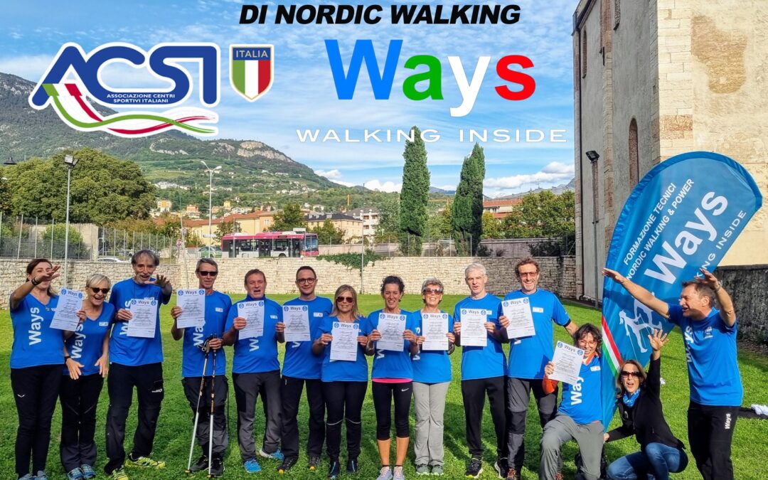 UN SUCCESSONE IL CORSO ISTRUTTORI NORDIC WALKING DI TRENTO – 29 SETTEMBRE 2024