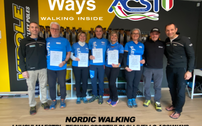 I NUOVI MAESTRI – TECNICI SPORTIVI DI 2° LIVELLO ACSI/WAYS DI NORDIC WALKING – POVE DEL GRAPPA (VI) 9/10 NOVEMBRE 2024