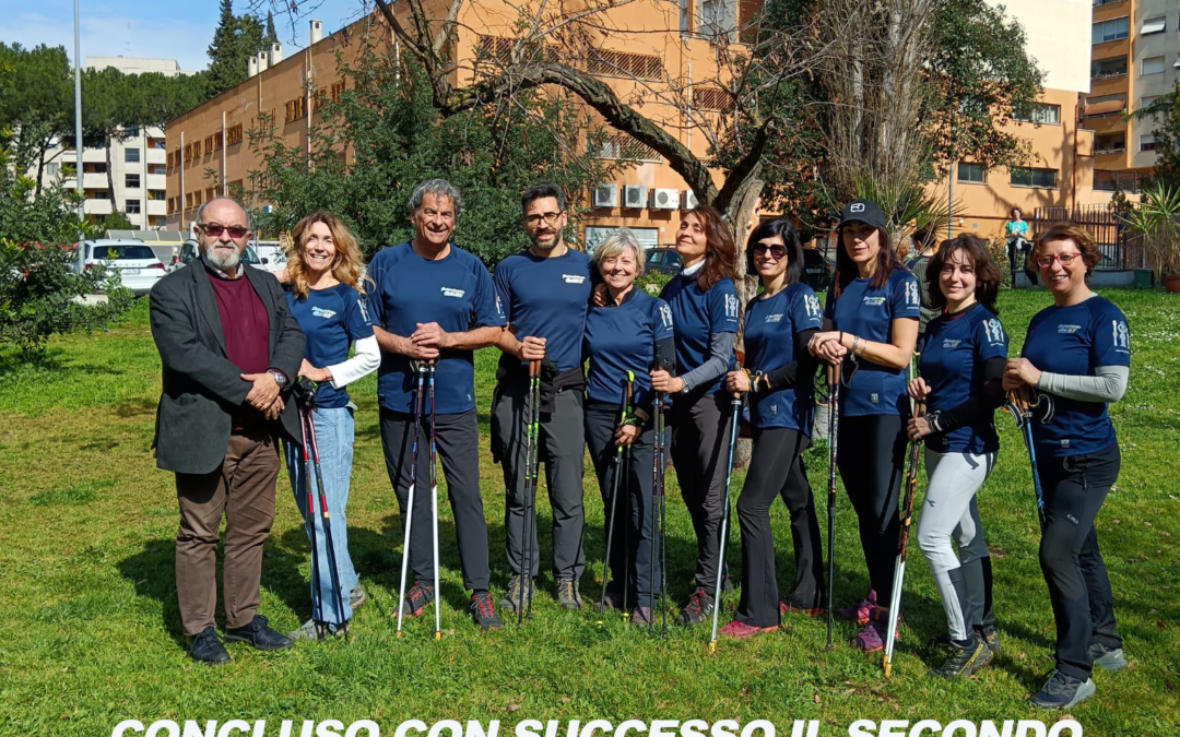 CONCLUSO CON SUCCESSO IL CORSO FORMAZIONE PER OPERATORI SANITARI IN AFA E NORDIC WALKING REHABILITATION A ROMA